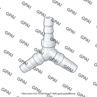 Hose connector y shape