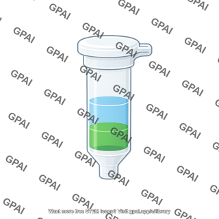 Column tube closed with liquid
