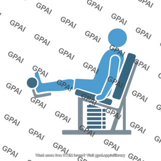 Resistance training symbol leg extension