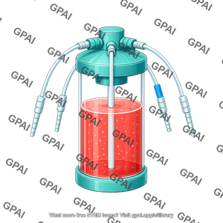 Cylindrical cell culture flask g rex 10 full liquid 191
