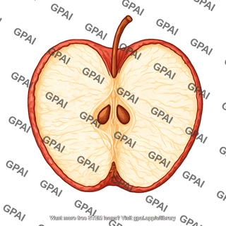 Apple half