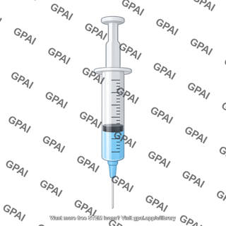Medium sized graduated syringe 12 liquid 756