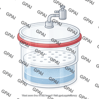Vacuum desiccator base