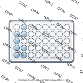Well plate top view generic