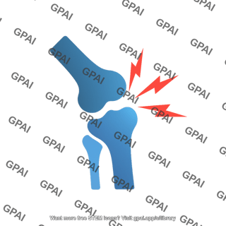 Joint pain symbol