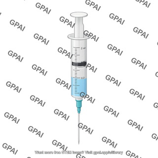Large sized graduated syringe 1 2 liquid editable needle