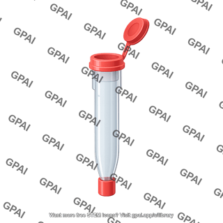 Capillary blood collection tube inner empty