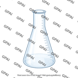 Erlenmeyer flask schematic