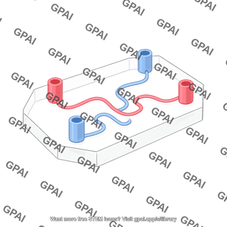 Microfluidic device curved channels