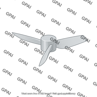 Axial flow impeller 3 blade