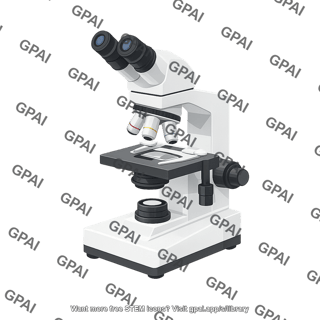 Binocular light microscope