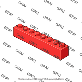 Building block 1 by 8 r