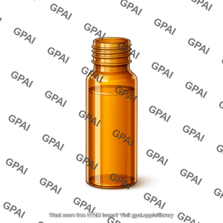 Autosampler vial 40ml amber full liquid