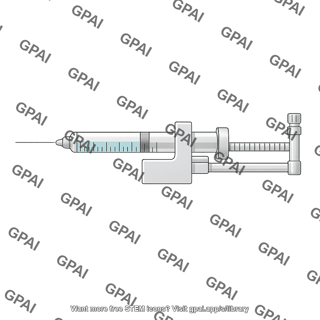 Repeating syringe dispenser full liquid 730