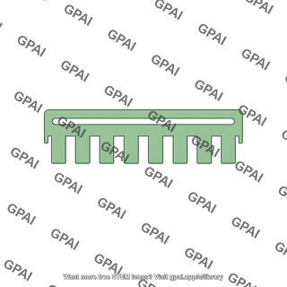 Comb for protein electrophoresis equipment