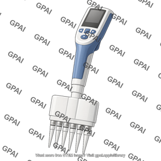 Electronic 6 channel pipette eppendorf moveit 12