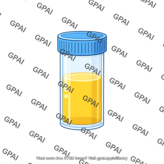 Urine sample cap