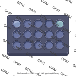Well plate top view 12 wells 1