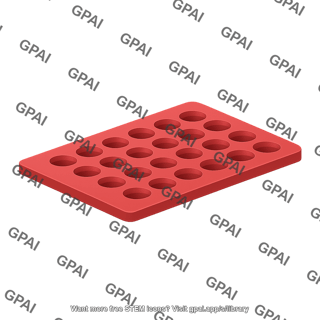 Rubber gasket bottom layer for hte kit 24 well 707