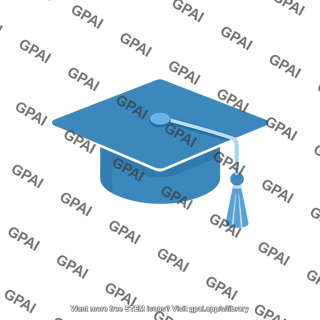 Graduation hat symbol
