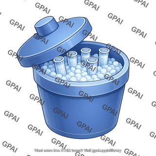 Lab ice bucket with lid