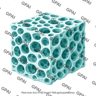 Macroporous scaffold 3d irregular pores medium