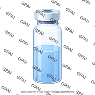Lyophyilisation vial 10ml with liquid