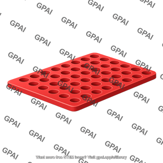 Rubber gasket top layer for hte kit 96 well