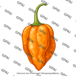 Habanero chili capsicum chinense whole