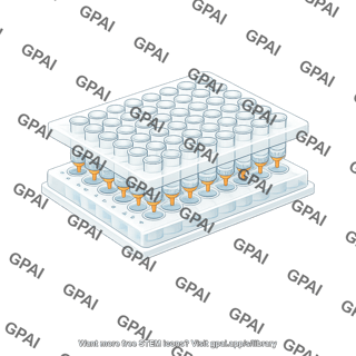Transwell permeable well plate 96 wells receiver plate