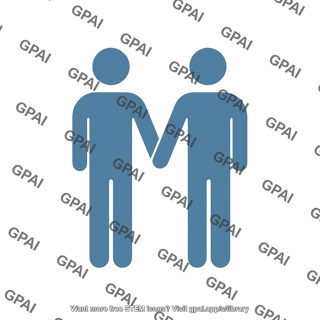 Couple male symbol