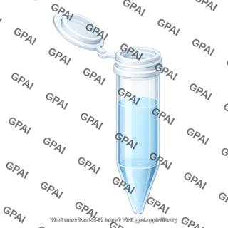 Microtube 2 ml 3d with liquid 663