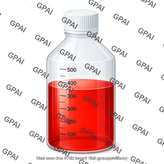 Media bottle 500ml 400ml liquid