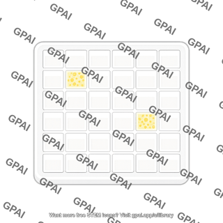 Q tray 6x8 grid top view with bacteria colonies 2