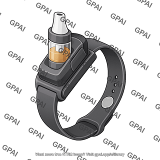 Watch style vape e cigarette