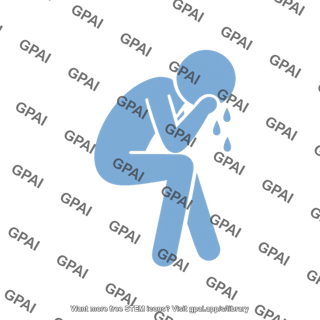 Person symbol sad
