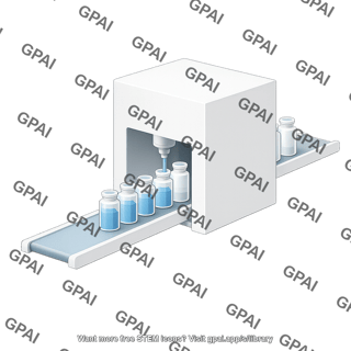 Vial filler conveyer belt with vials