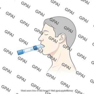 Saliva collection human with super sal device