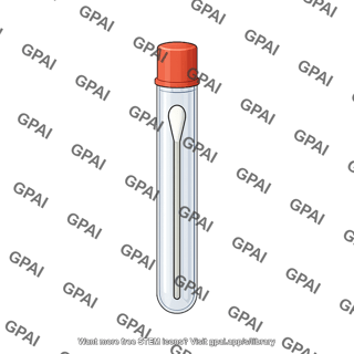 Cotton swab tube only