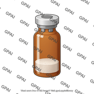 Lyophilization vial amber 10 ml post lyophilisation