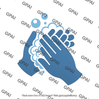 Hand washing symbol