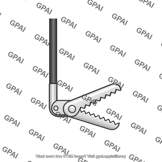Bopsy forceps alligator grasper closed