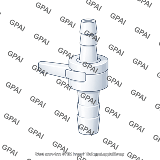 Hose connector single barb 883