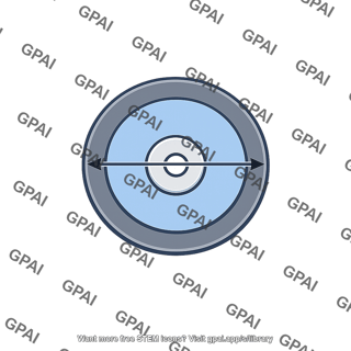 Pulley diameter marker