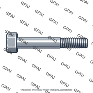 Overhead pulley retaining bolt