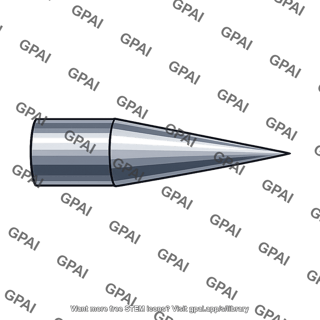 Pointed indenter