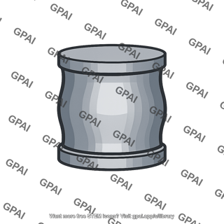 Compression test specimen bulged