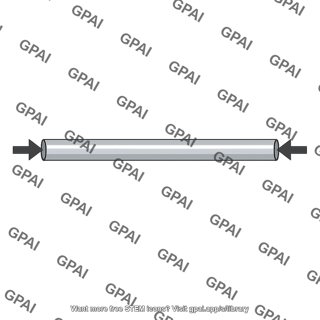 Axial compression member