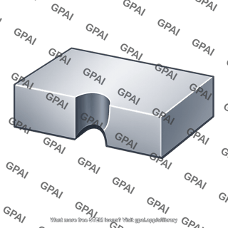 Part with notch