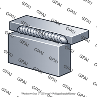 Welded joint machined